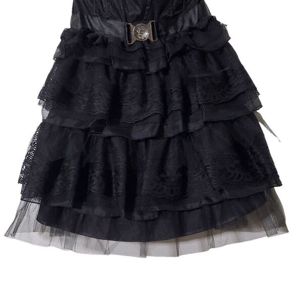 bebe Black Strapless Mini Dress - Picture 5 of 11